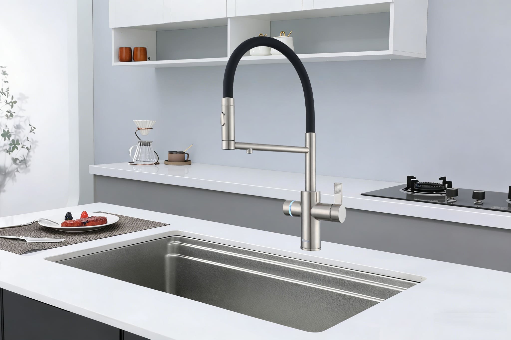 Fohen 4-in-1 Flux - Brushed Nickel