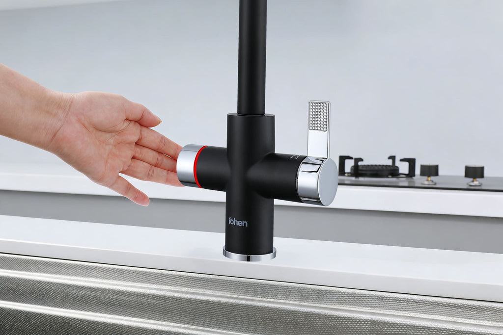 Fohen 4-in-1 Fedina - Matt Black & Chrome Accents