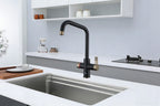 Fohen 4-in-1 Fedina Touch - Matt Black & Patinated Brass Accents