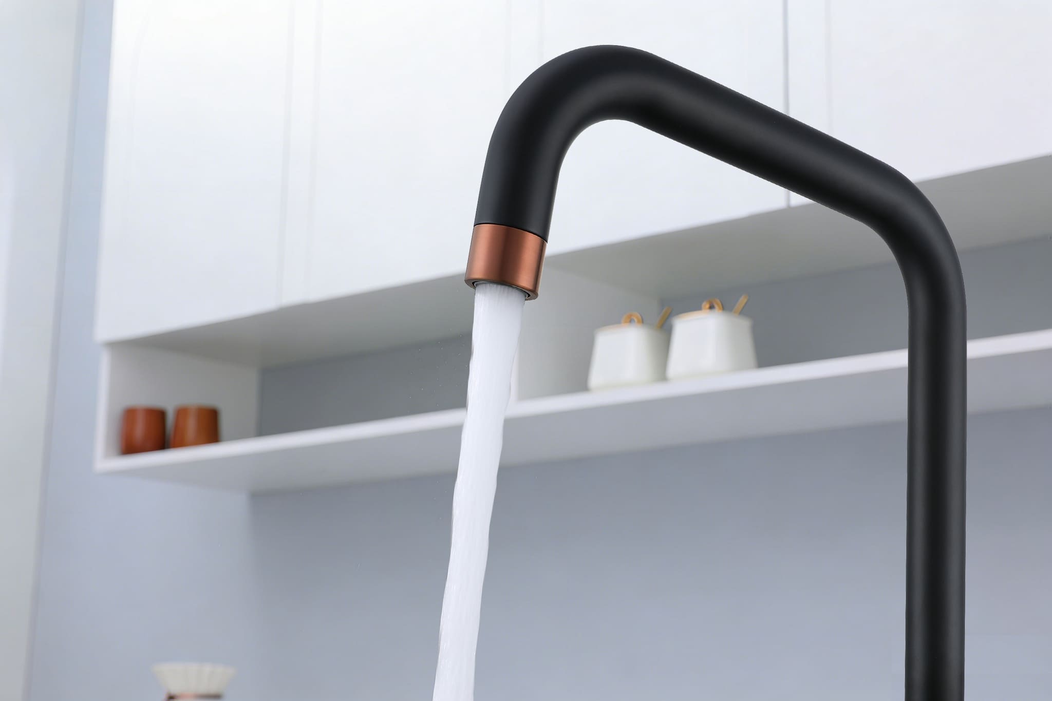 Fohen 4-in-1 Fedina Touch - Matt Black & Rose Gold Accents