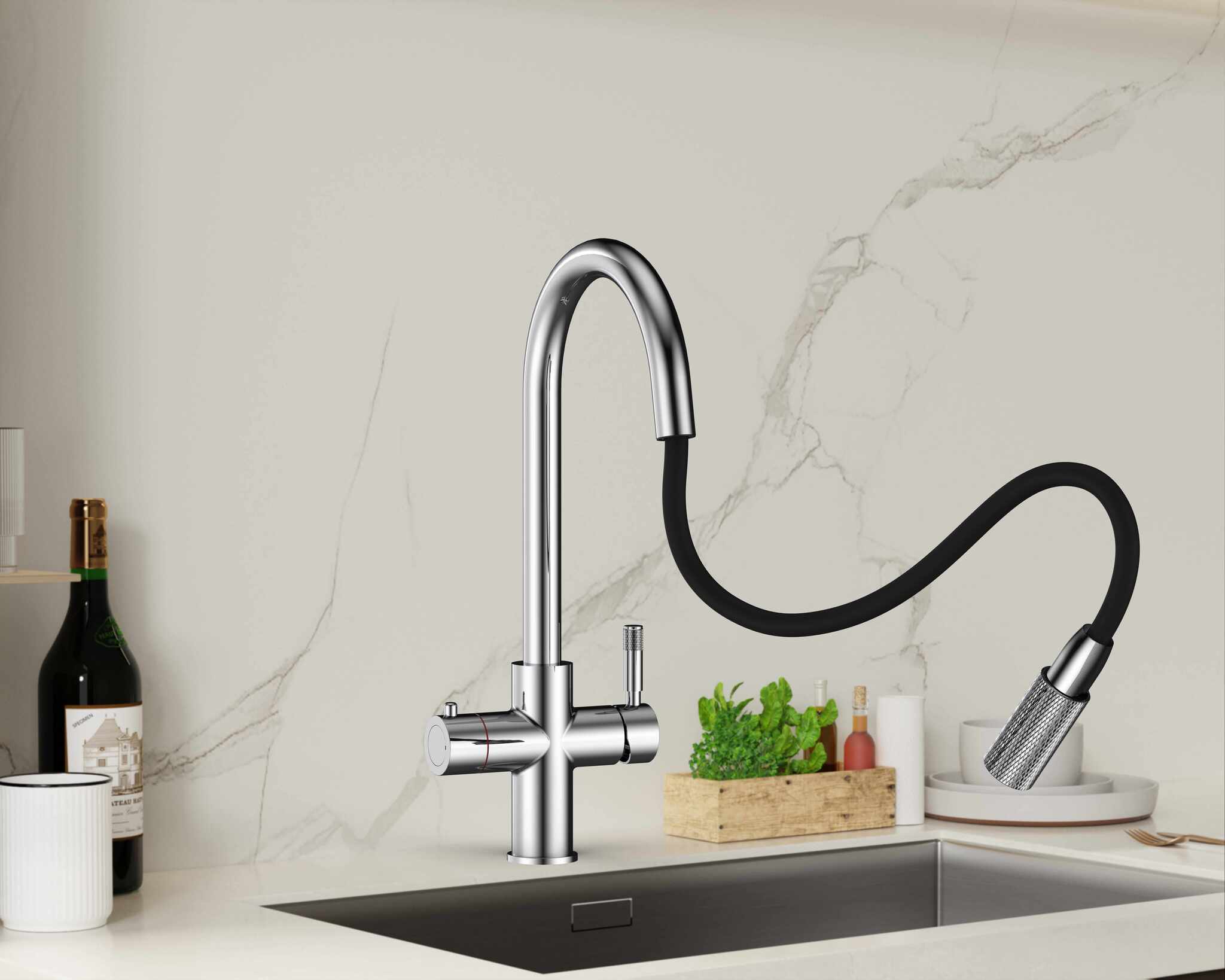 Hanström 4-in-1 Kyros Pull Out - Chrome