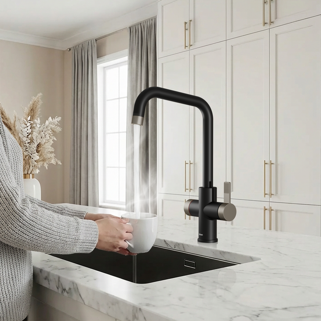 Fohen 4-in-1 Fedina - Matt Black & Nickel Accents