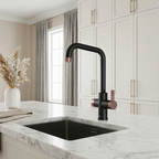 Fohen 4-in-1 Fedina - Matt Black & Rose Gold Accents