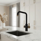 Fohen 4-in-1 Fedina Touch - Matt Black & Patinated Brass Accents