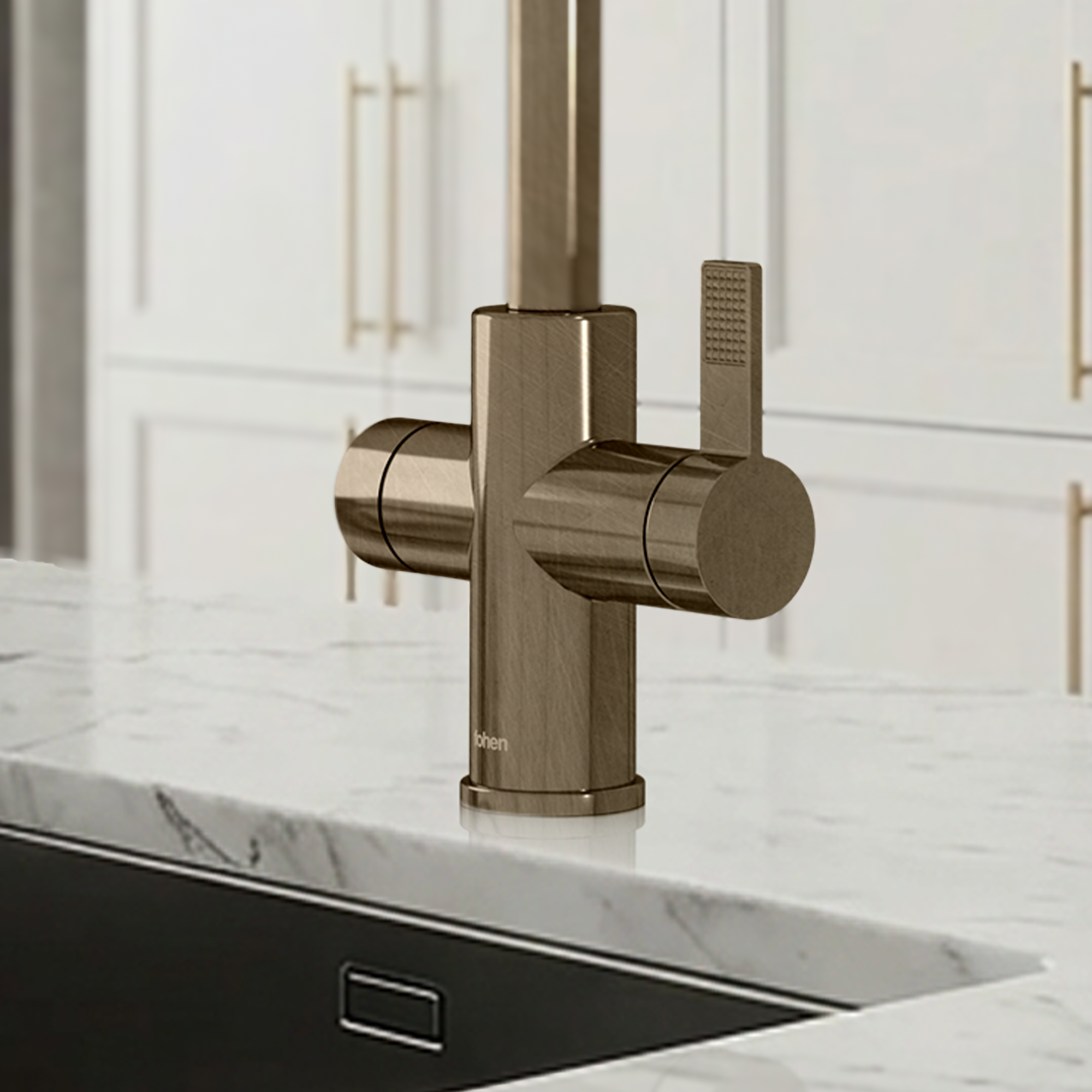 Fohen 4-in-1 Fedina - Patinated Brass