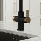 Fohen 4-in-1 Fedina Touch - Matt Black & Patinated Brass Accents