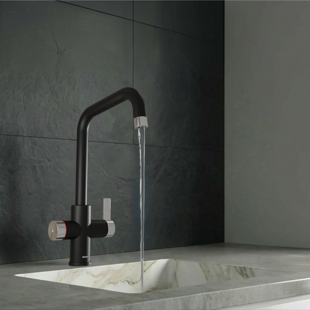 Fohen 4-in-1 Fedina - Matt Black & Chrome Accents