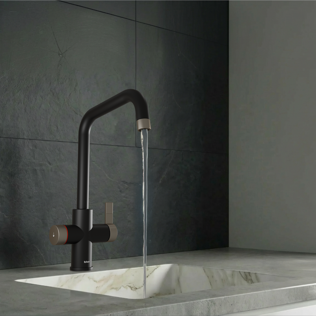 Fohen 4-in-1 Fedina - Matt Black & Nickel Accents