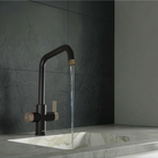 Fohen 4-in-1 Fedina Touch - Matt Black & Patinated Brass Accents