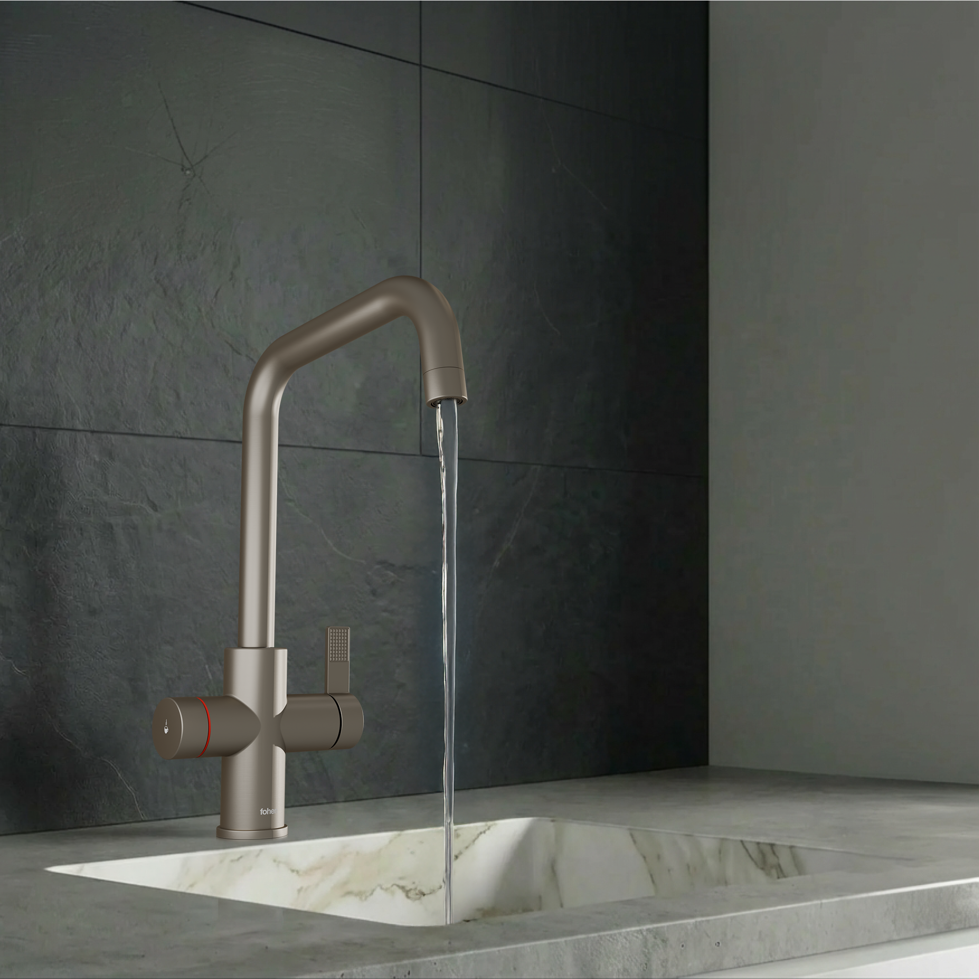 Fohen 4-in-1 Fedina - Brushed Nickel