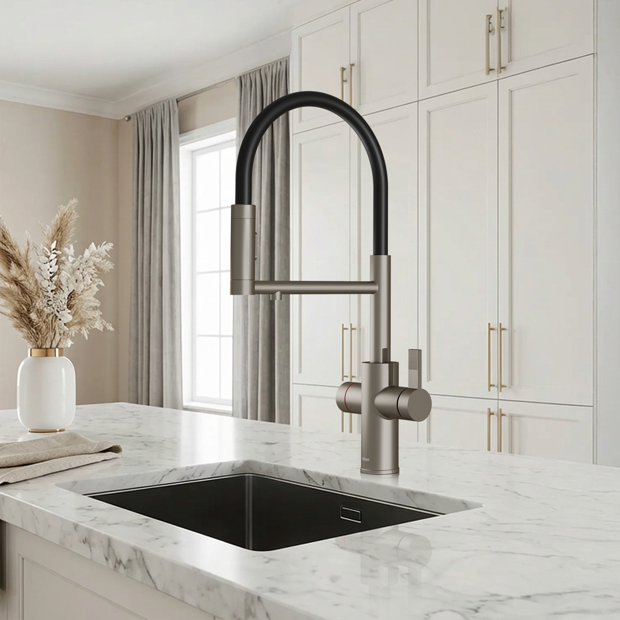 Fohen 4-in-1 Flux - Brushed Nickel