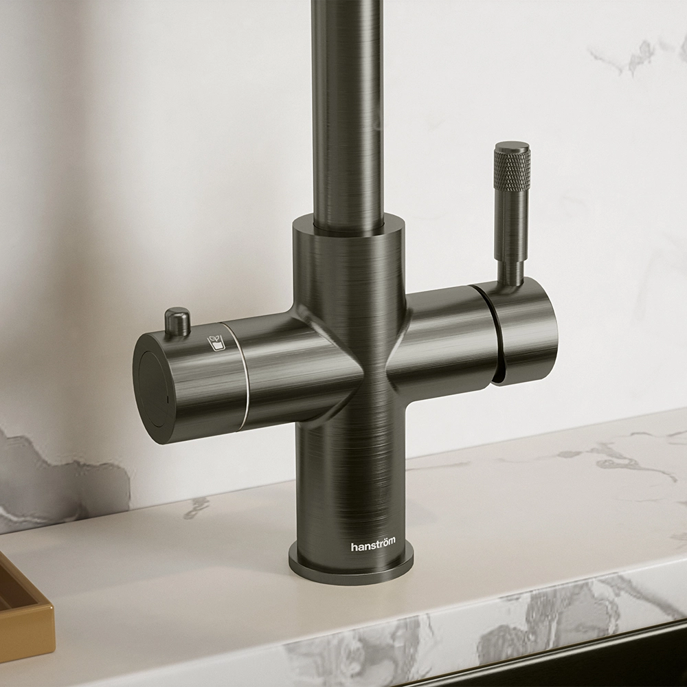 Hanström 4-in-1 Flex Pro Instant Boiling Water Tap - Gunmetal Grey