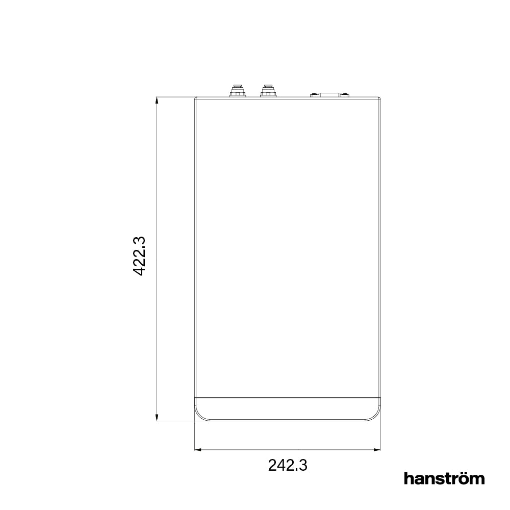 Hanström 5 in 1 Digital Tap - Brushed Nickel