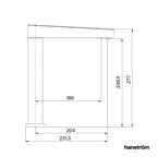 Hanström 5 in 1 Digital Tap - Matt Black