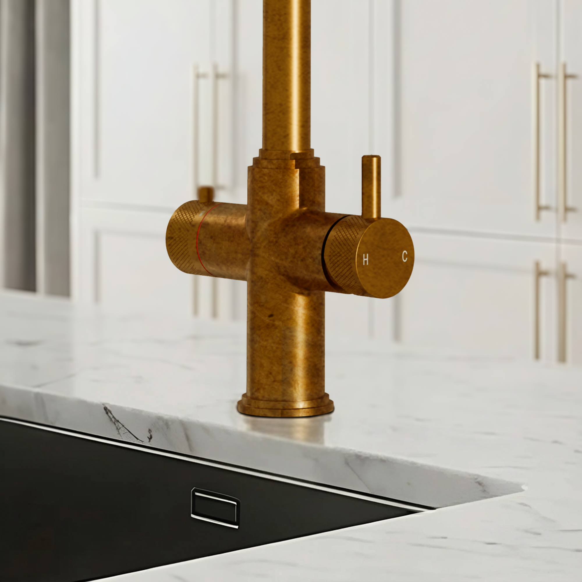 Hanström Kyros 4-in-1 Pull Out Aged Brass