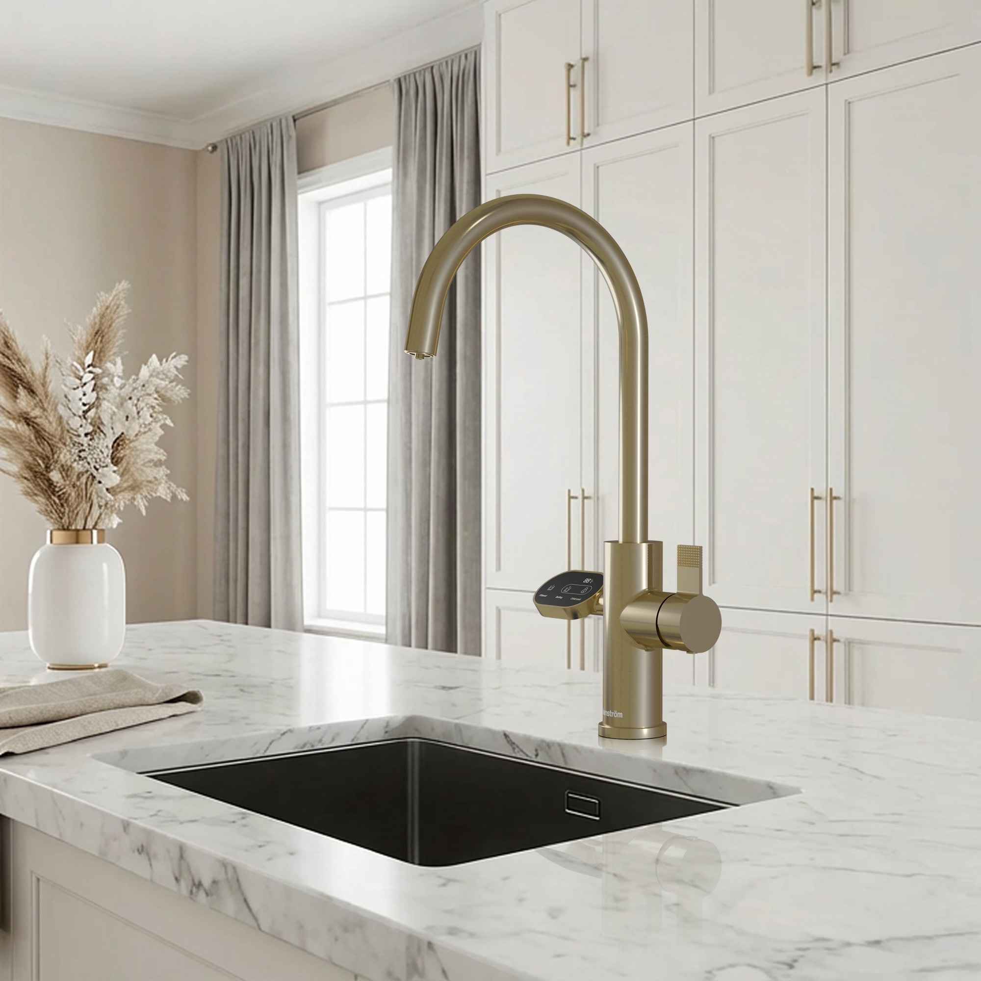 Hanström 4-in-1 Nexa Digital - Brushed Brass