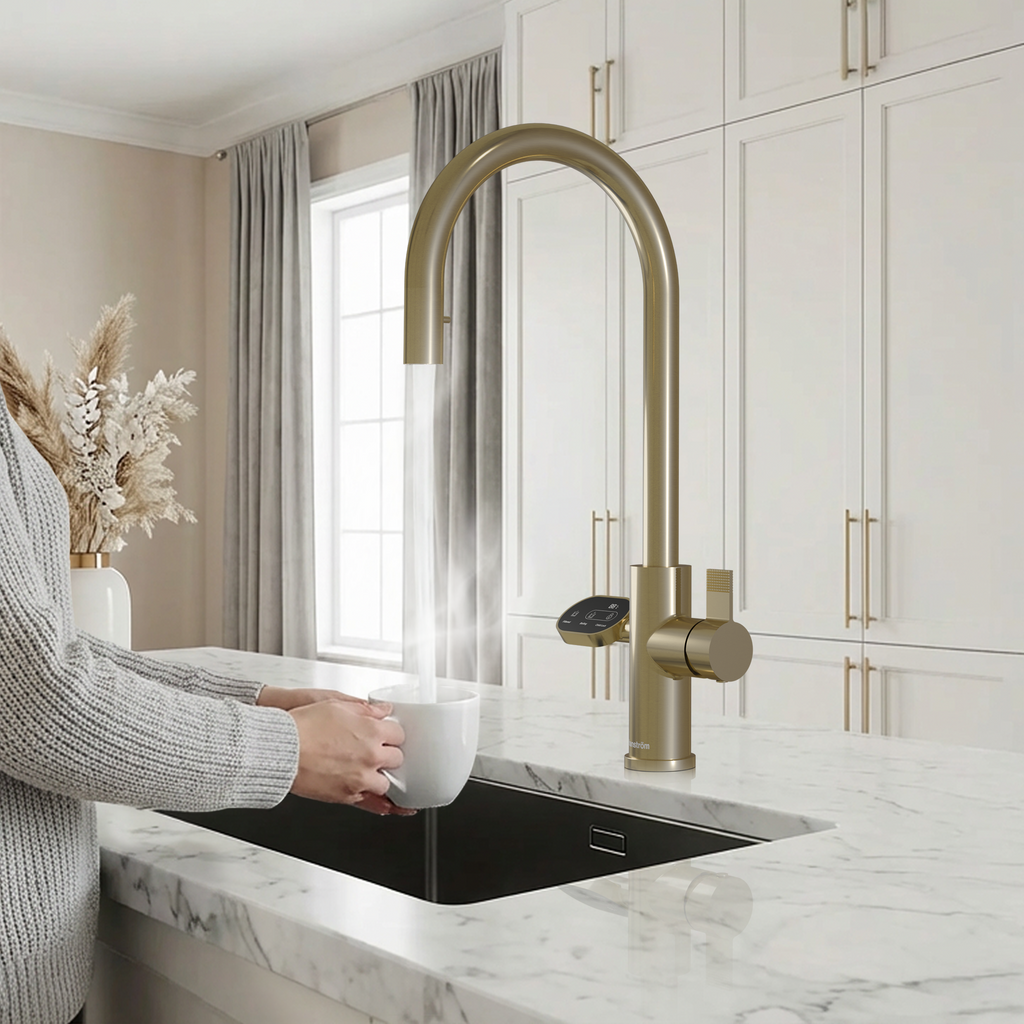 Hanström 4-in-1 Nexa Digital Pullout - Brushed Brass
