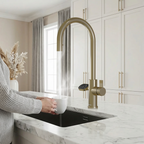 Hanström 4-in-1 Nexa Digital Pullout - Brushed Brass