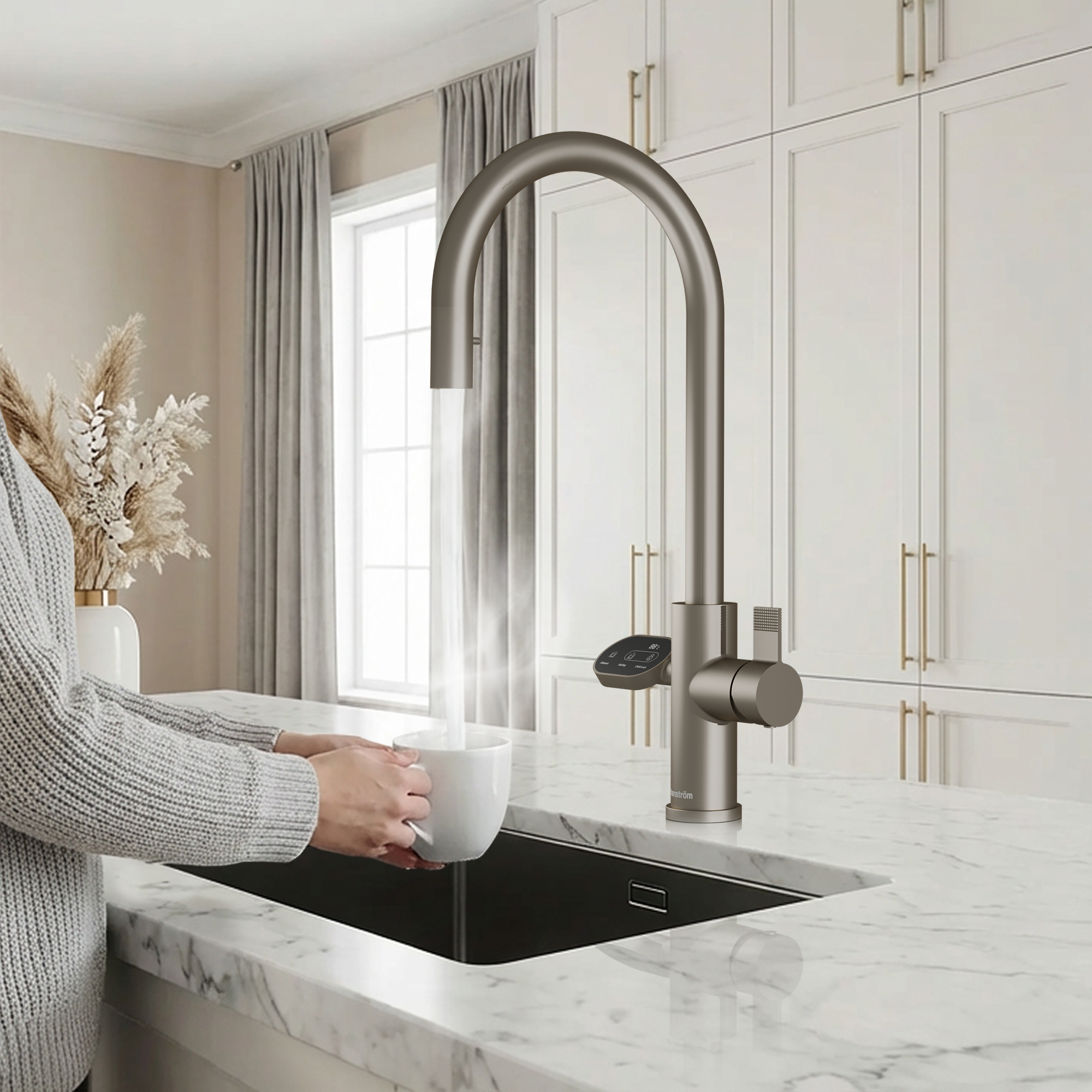 Hanström 4-in-1 Nexa Digital Pullout - Brushed Nickel
