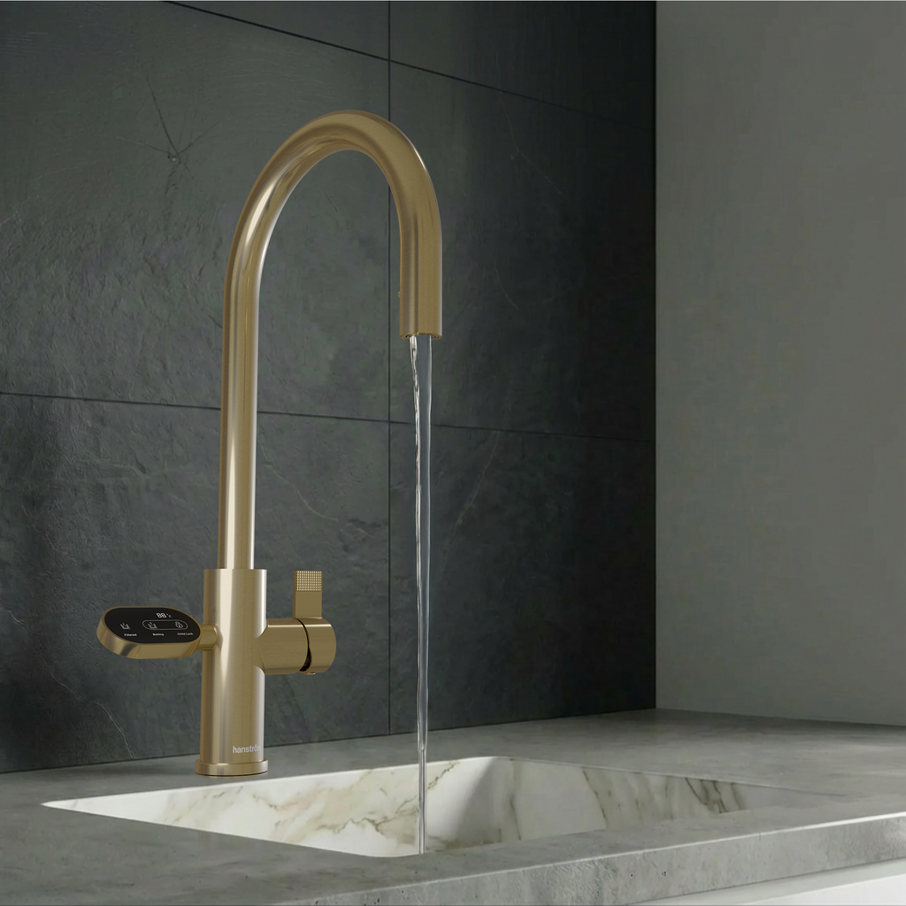 Hanström 4-in-1 Nexa Digital Pullout - Brushed Brass