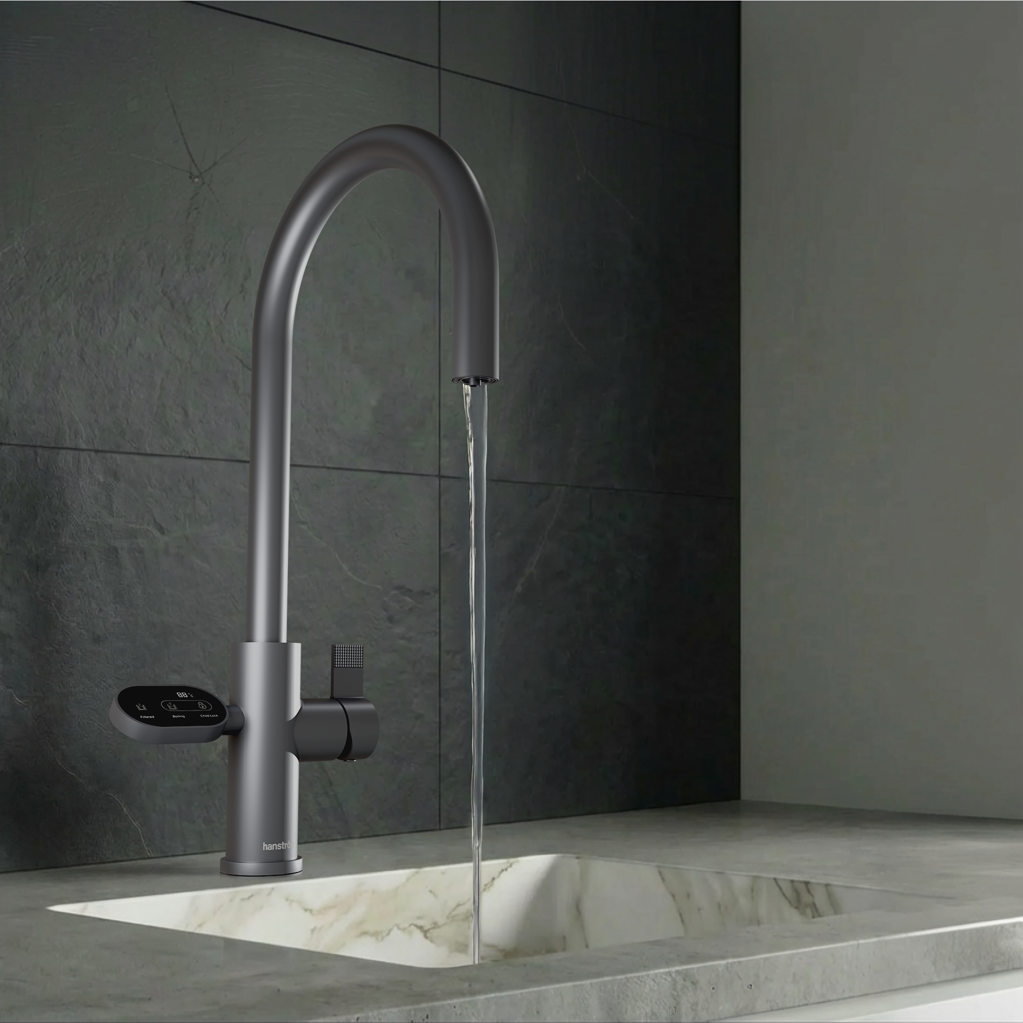 Hanström 4-in-1 Nexa Digital Pullout - Gunmetal Grey