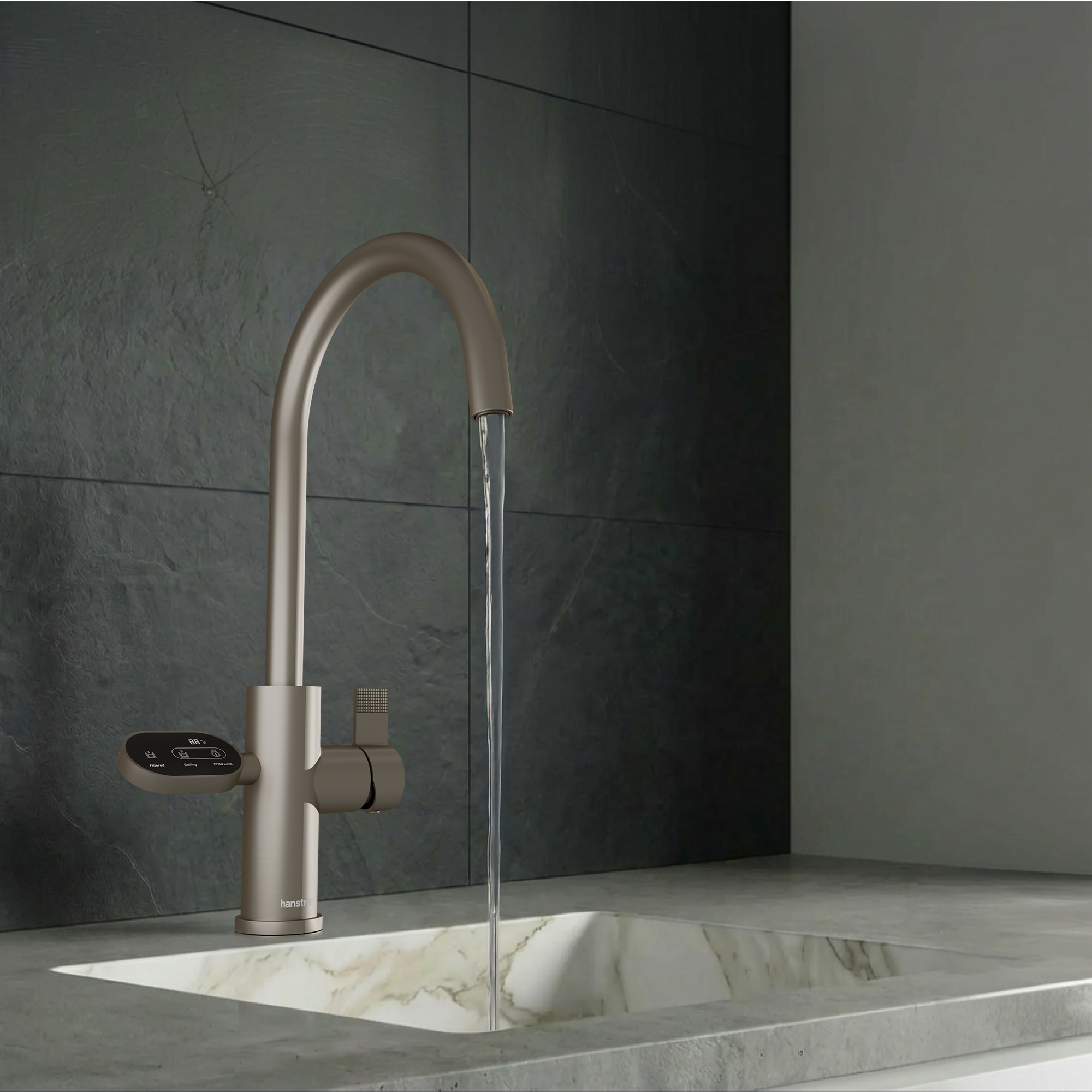 Hanström 4-in-1 Nexa Digital - Brushed Nickel