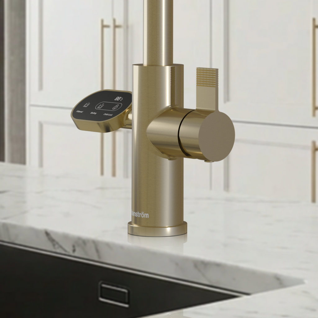 Hanström 4-in-1 Nexa Digital Pullout - Brushed Brass