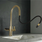 Hanström 4-in-1 Nexa Digital Pullout - Brushed Brass