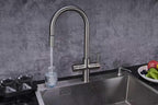 Hanström 4-in-1 Flex Pro Instant Boiling Water Tap - Brushed Nickel
