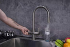 Hanström 4-in-1 Flex Pro Instant Boiling Water Tap - Brushed Nickel