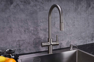 Hanstrom 4-in-1 Flex Pro Instant Boiling Water Tap - Brushed Nickel