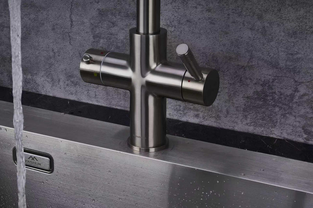 Hanström 4-in-1 Flex Pro Instant Boiling Water Tap - Brushed Nickel