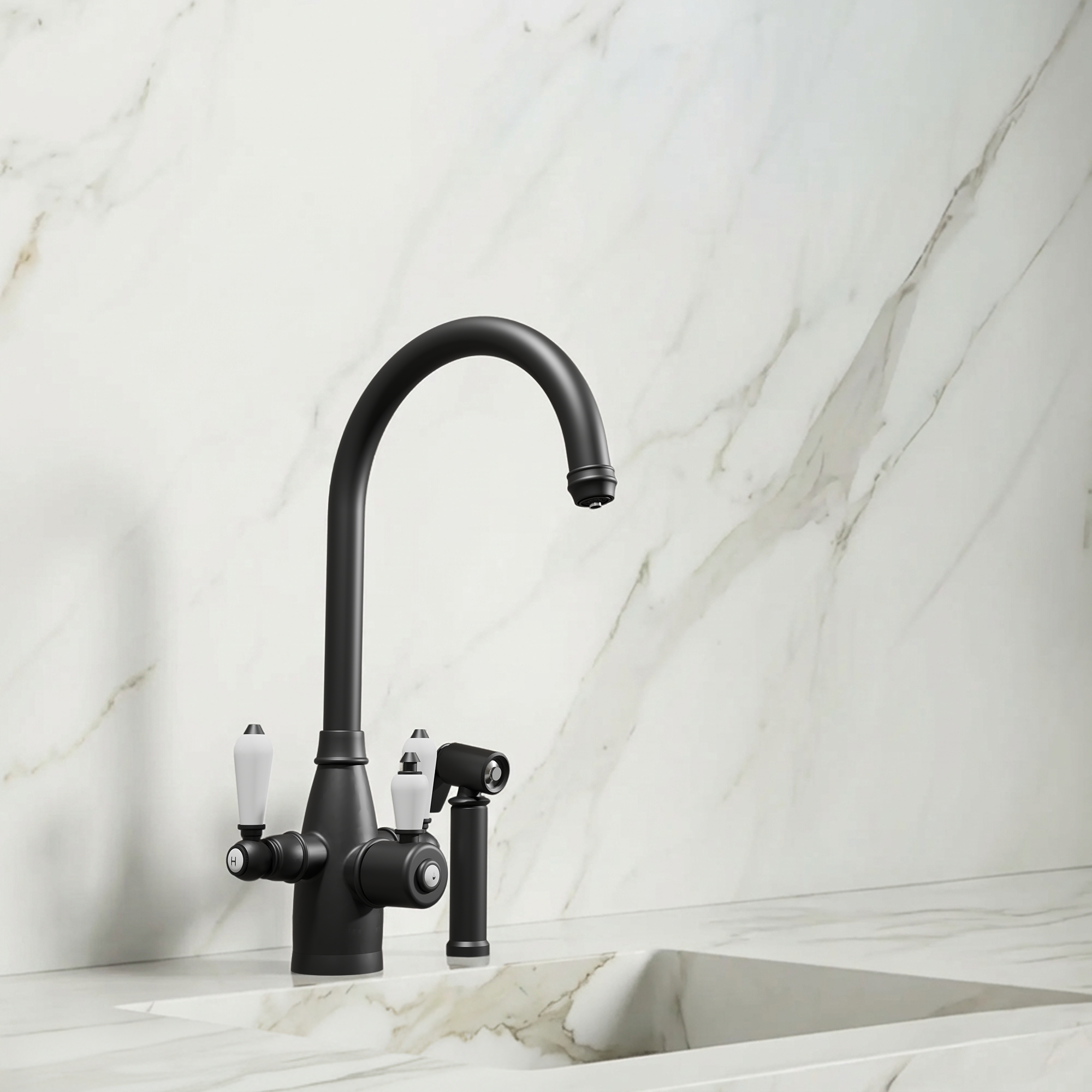 Hanström Tate 3-in-1 + Spray Matt Black