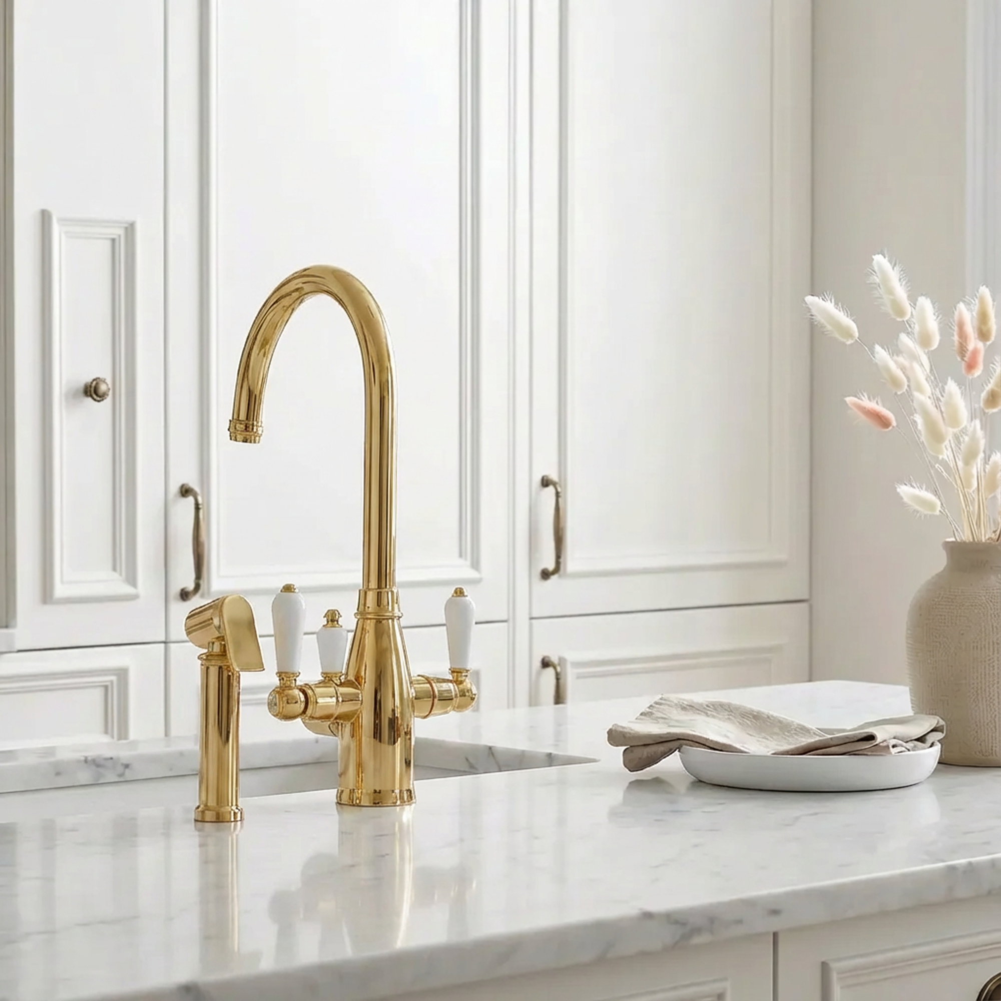 Hanström Tate 3-in-1 + Spray Brushed Brass