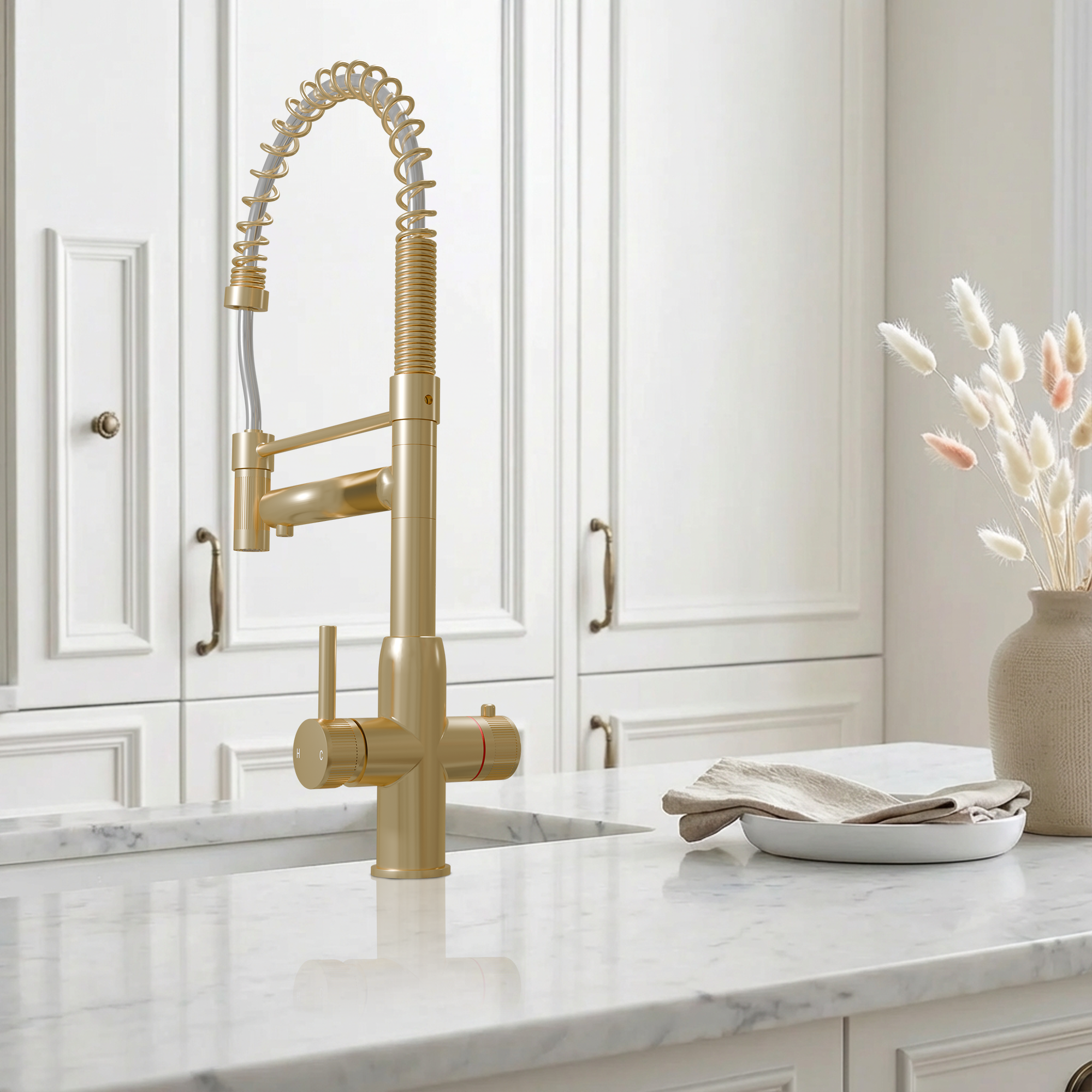 Hanström Spring Pro 3-in-1 Brushed Brass