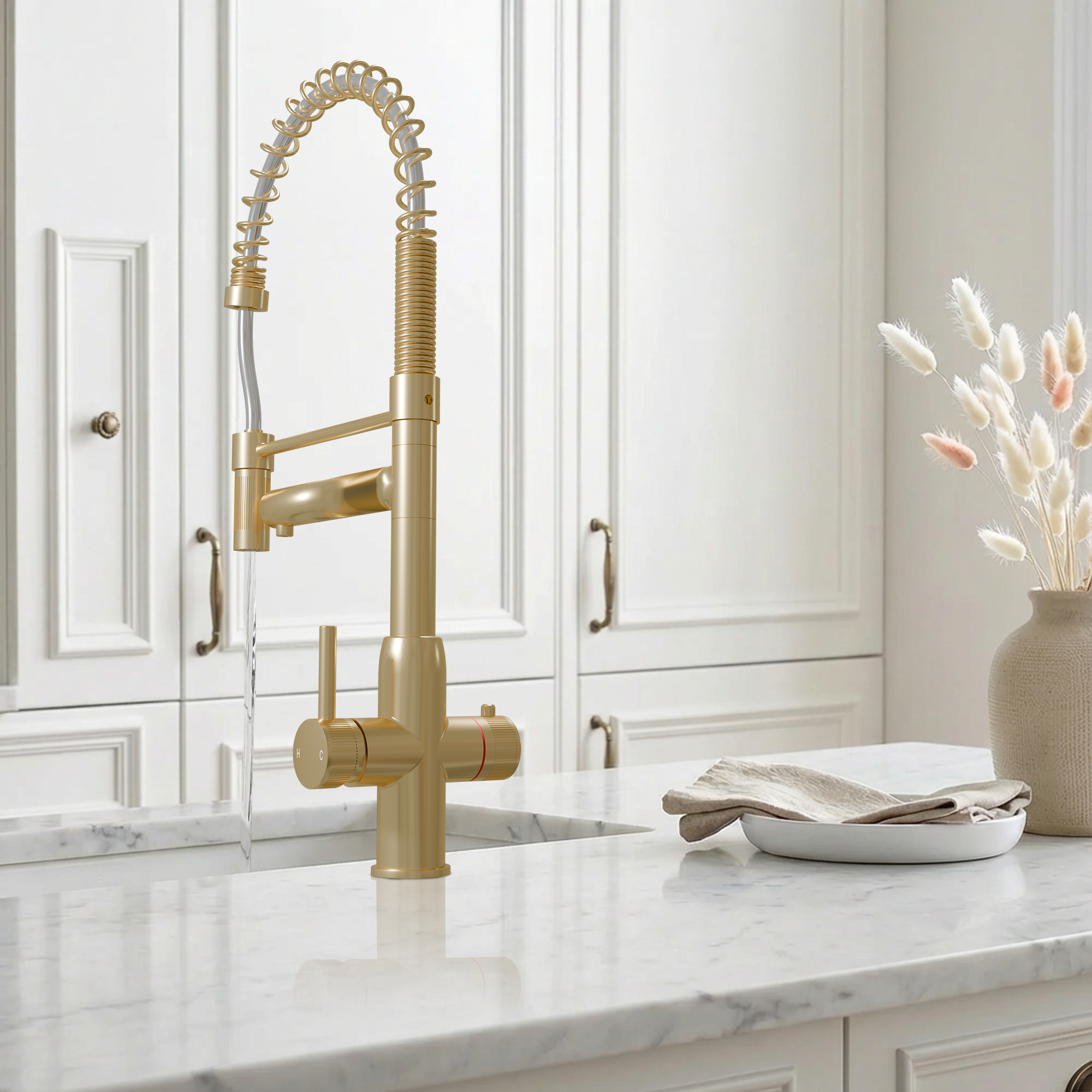 Hanström Spring Pro 3-in-1 Brushed Brass