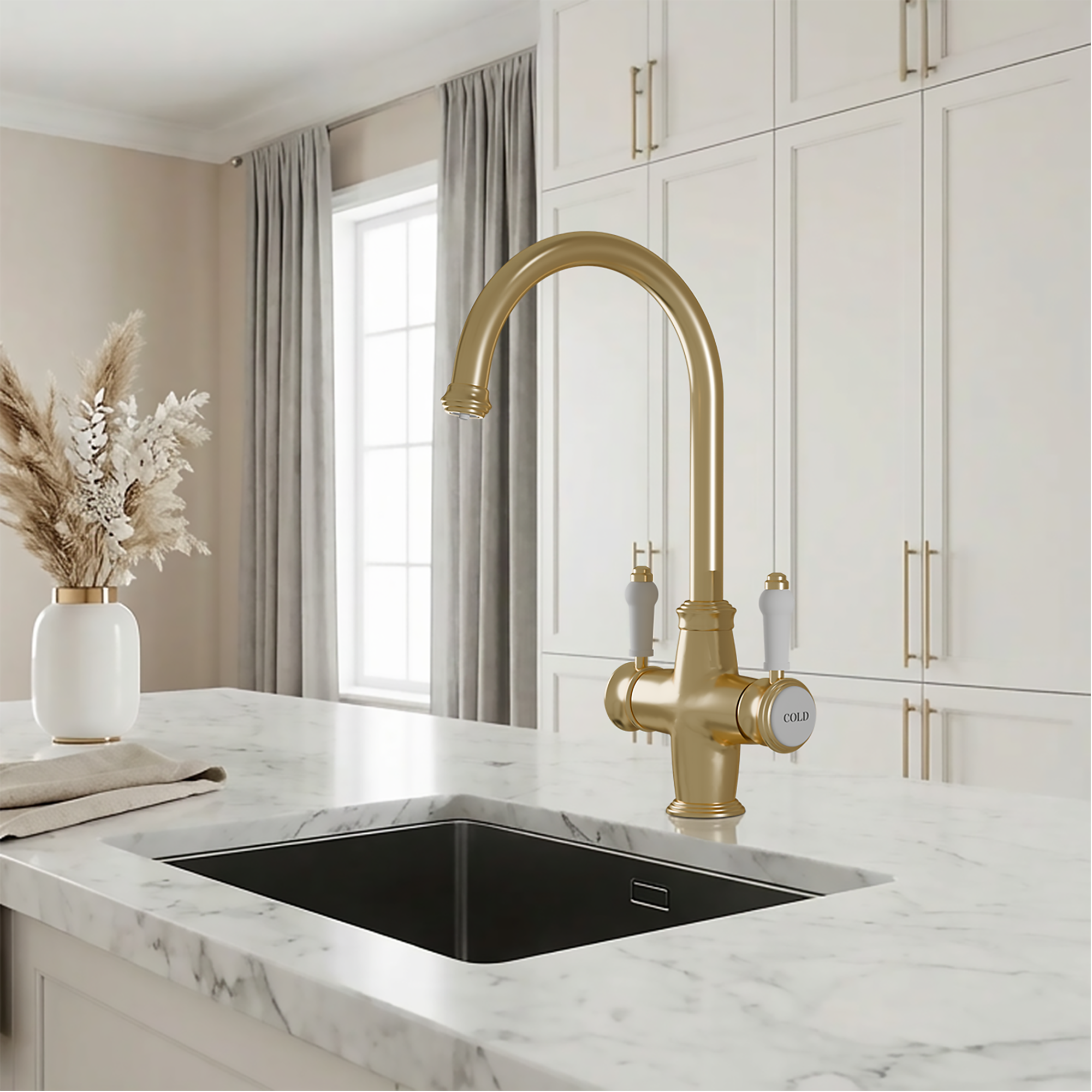 Hanström Sterling 3-in-1 Brushed Brass