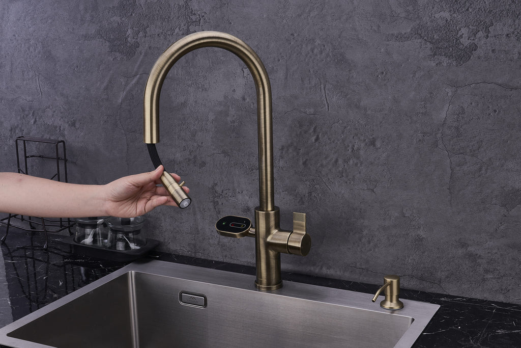 Hanström 4-in-1 Nexa Digital Pullout - Antique Brass