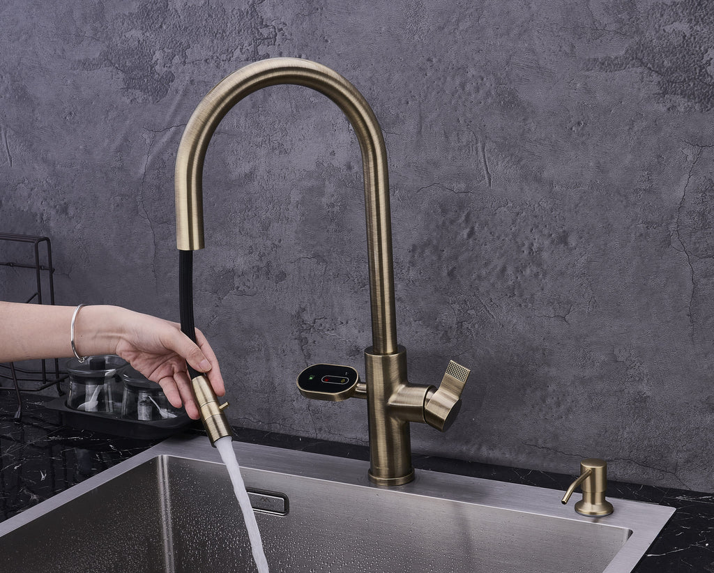 Hanström 4-in-1 Nexa Digital Pullout - Antique Brass