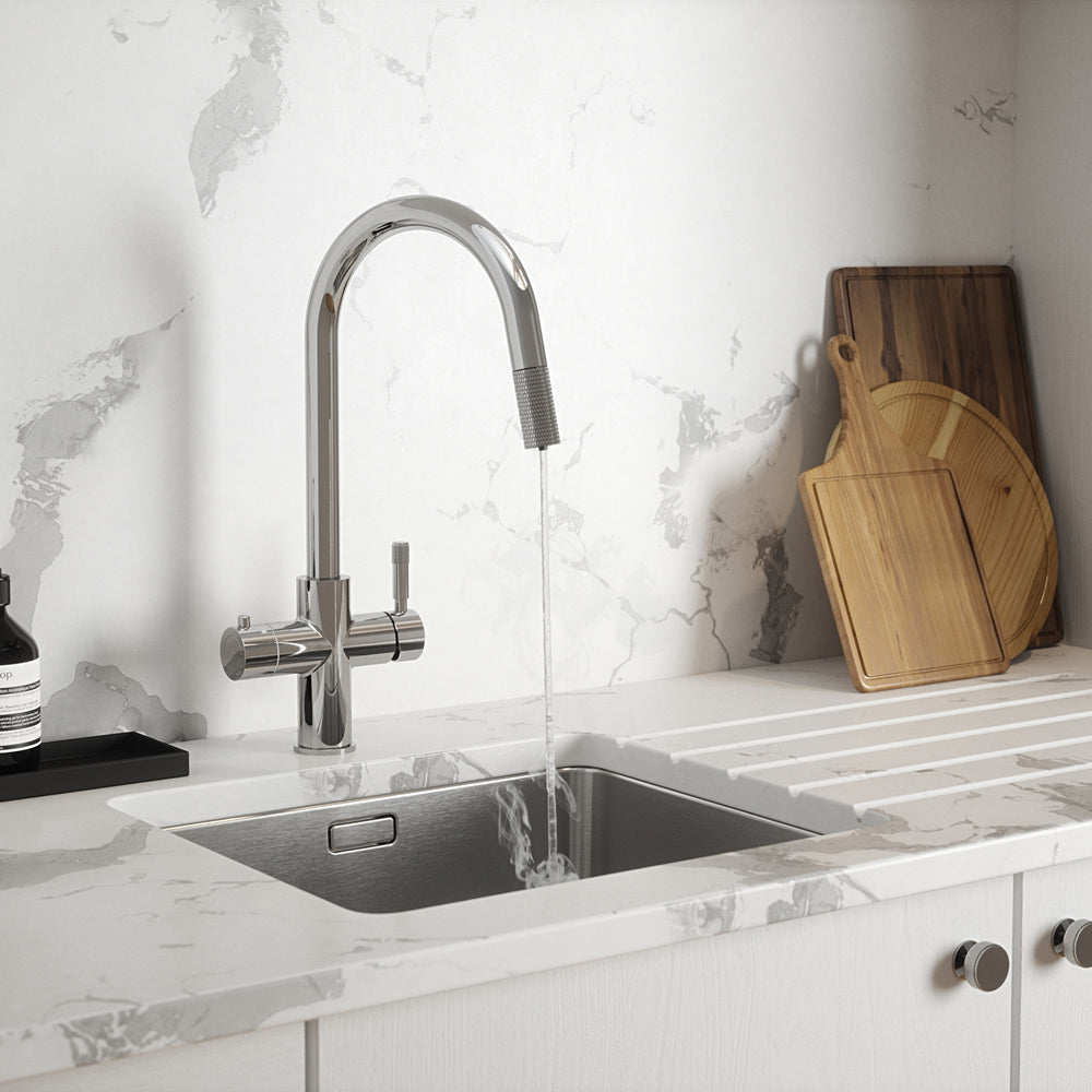 Hanström 4-in-1 Flex Pro Instant Boiling Water Tap - Chrome