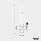 Fohen 4-in-1 Fervente Touch - Matt Black with Rose Gold Accents