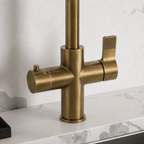 4-in-1 Hanström Flex Pro Boiling Water Tap - Antique Brass