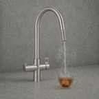 4-in-1 Hanström Flex Pro Instant Boiling Water Tap - Brushed Nickel