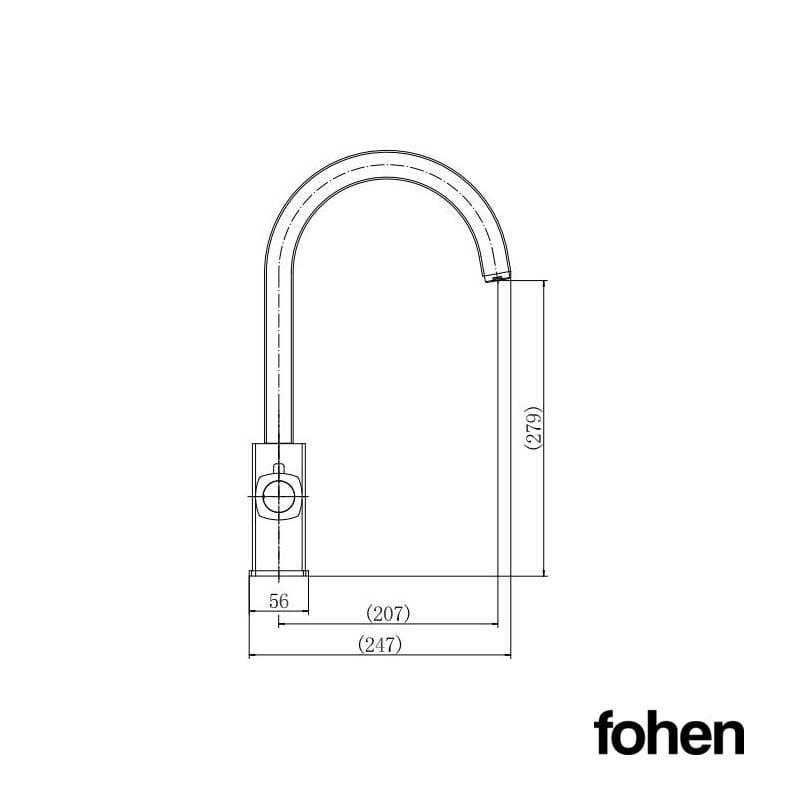 Fohen Fohen Florence Brushed Gold Boiling Water Tap