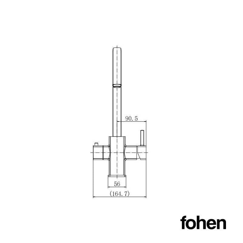 Fohen Fohen Florence Brushed Gold Boiling Water Tap