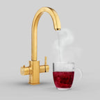 Fohen Fohen Florence Brushed Gold Boiling Hot Water Tap - Fohen UK