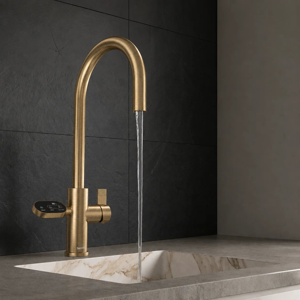 Hanström 4-in-1 Nexa Digital Pullout - Antique Brass