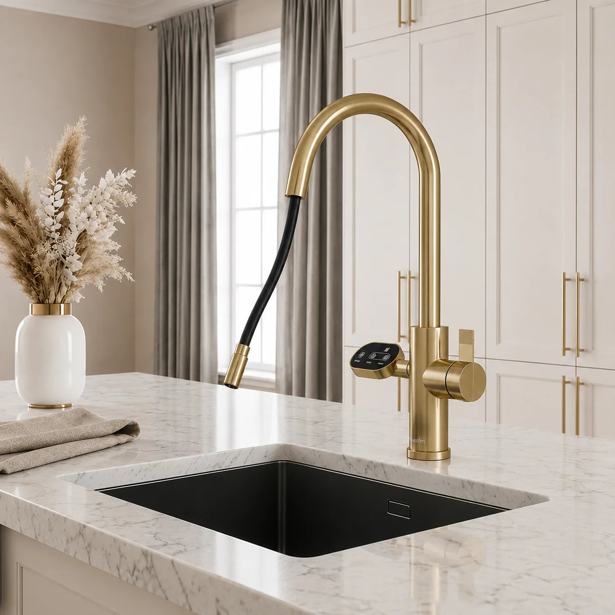 Hanström 4-in-1 Nexa Digital Pullout - Brushed Gold