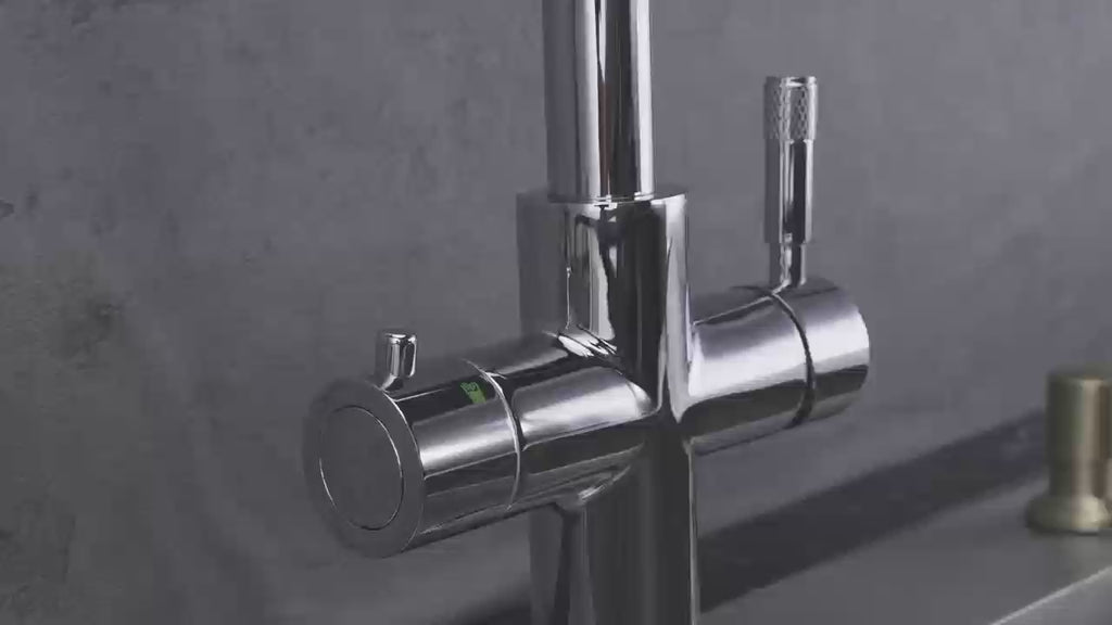 Hanström 4-in-1 Flex Pro Instant Boiling Water Tap - Chrome