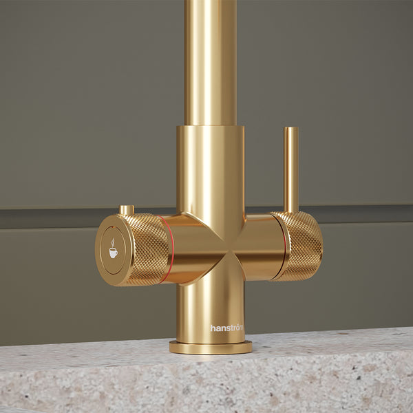 Hanstrom Flex Touch 3-in-1 Tap with Pull-Out - Brushed Gold